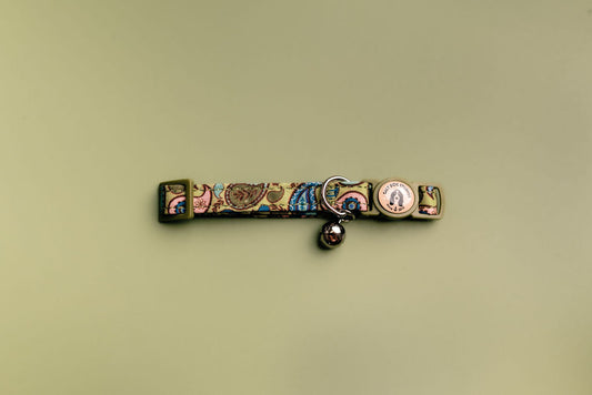Paisley Cat Collar-0